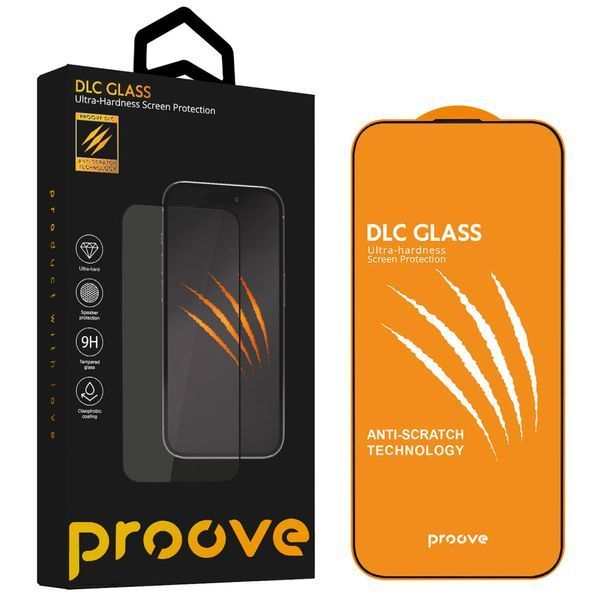 Захисне скло Proove DLC iPhone 15 Pro black 000012628 фото