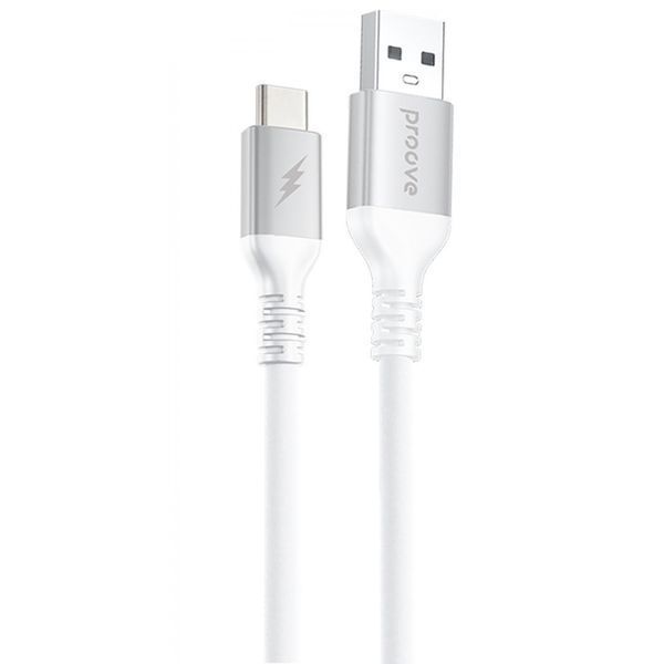 Кабель Proove ReGen Silicone USB to Type-C 3A (1m) white 000012055 фото