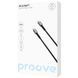 Кабель Proove Silicraft Type-C to Type-C 60W (1m) black 000012069 фото 1