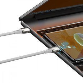 Кабель Baseus Glimmer Series Fast Charging Type-C to Type-C 100W (2m) black 000011929 фото