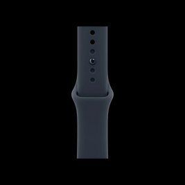 Apple Watch Series 12 GPS 42mm Space Gray Aluminum Case with Navy Blue Sport Band - S/M (MJEH4) 000019770 фото