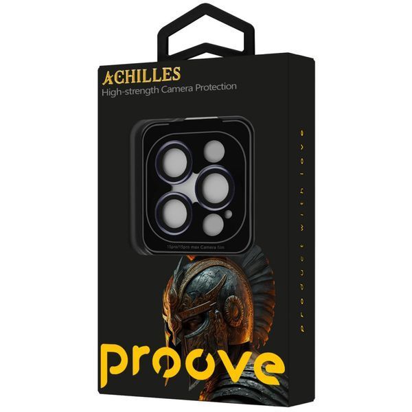 Захист камери Proove Achilles iPhone&nbsp;15&nbsp;Pro/15&nbsp;Pro&nbsp;Max silver 000012765 фото