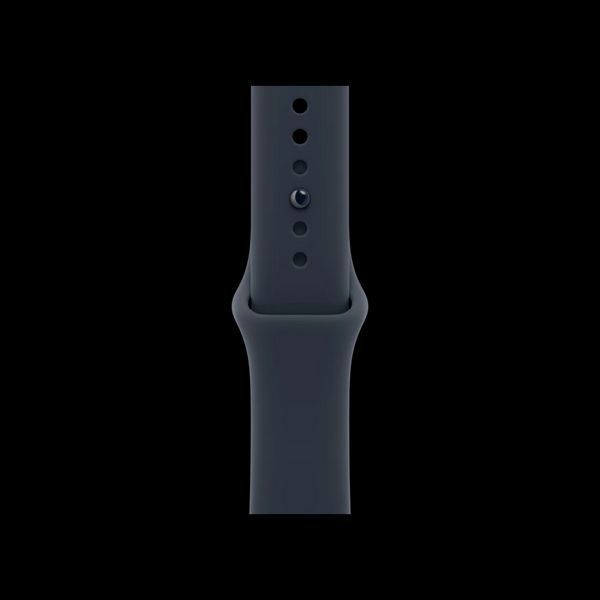 Apple Watch Series 12 GPS 42mm Space Gray Aluminum Case with Navy Blue Sport Band - S/M (MJEH4) 000019770 фото