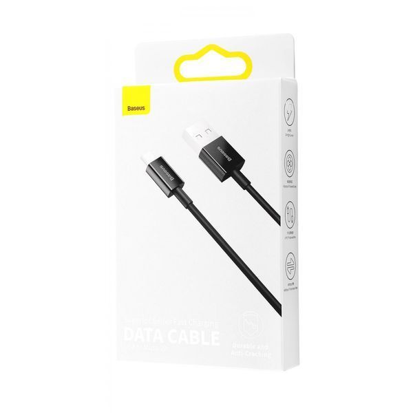 Кабель Baseus Superior Series Fast Charging Micro USB 2A (2m) black 000016375 фото