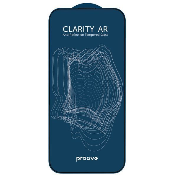 Захисне скло Proove Clarity AR iPhone 14 Pro Max/15 Plus/16 Plus black 000012613 фото