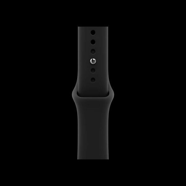 Apple Watch Series 12 GPS 46mm Black Aluminum Case with Black Sport Band - S/M (MJEK4) 000019772 фото