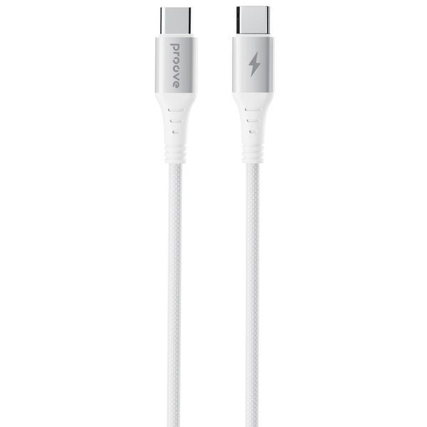Кабель Proove WireX Type-C to Type-C 60W (1m) white 000012110 фото