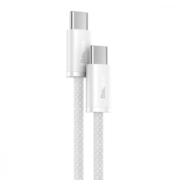 Кабель Baseus Dynamic Series Fast Charging Type-C to Type-C 100W (2m) white 000016354 фото