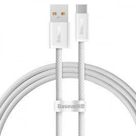 Кабель Baseus Dynamic Series Fast Charging Type-C 100W (1m) white 000011916 фото