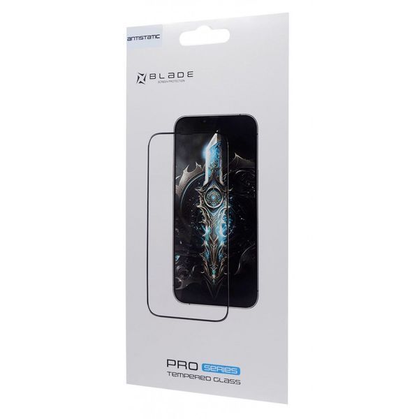 Захисне скло BLADE ANTISTATIC Series Full Glue iPhone 13 Pro Max/14 Plus black 000012464 фото