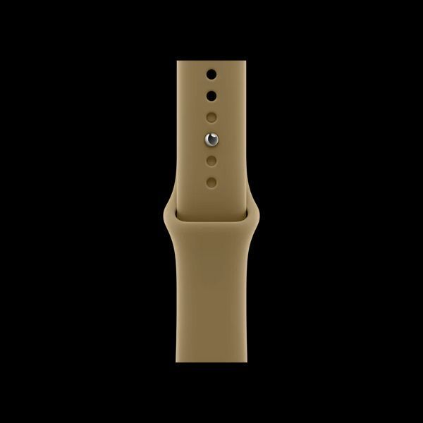 Apple Watch Series 12 GPS 46mm Dark Bronze Aluminum Case with Olive Sport Band - M/L (MJEL4) 000019773 фото