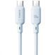 Кабель Baseus Silky Series Fast Charging Type-C to Type-C 100W (1m) blue 000011956 фото 2