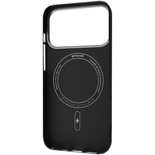 Чохол Proove Carbon Slim with Magnetic Ring iPhone 17 Pro Max glowrise 000013267 фото