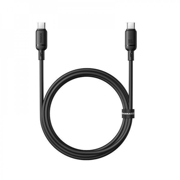 Кабель Baseus Silky Series Fast Charging Type-C to Type-C 100W (2m) white 000011957 фото