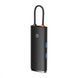 USB-Хаб Baseus Lite Series 6-in-1 (Type-C to HDMI + 2xUSB 3.0 + PD + SD/TF) black 000016320 фото 2