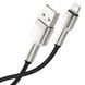 Кабель Baseus Cafule Metal Lightning 2.4A (0,25m) black 000011866 фото 3