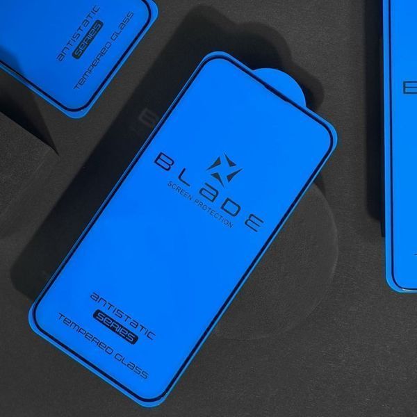 Захисне скло BLADE ANTISTATIC Series Full Glue iPhone 13/13 Pro/14/16e/17e black 000016505 фото