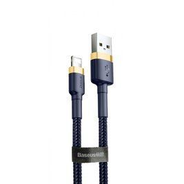 Кабель Baseus Cafule Lightning 2.4A (1m) gold/blue 000016324 фото