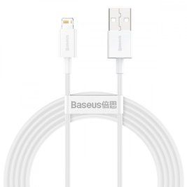 Кабель Baseus Superior Series Fast Charging Lightning 2.4A (2m) white 000011967 фото