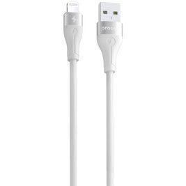 Кабель Proove Soft Silicone USB to Lightning 2.4A (1m) white 000012088 фото