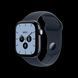 Apple Watch Series 12 GPS 46mm Space Gray Aluminum Case with Navy Blue Sport Band - S/M (MJER4) 000019778 фото 1
