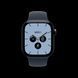Apple Watch Series 12 GPS 46mm Space Gray Aluminum Case with Navy Blue Sport Band - S/M (MJER4) 000019778 фото 2