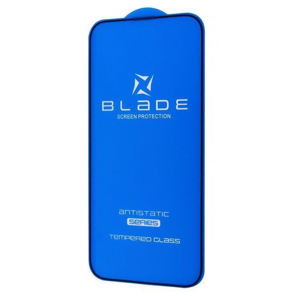 Захисне скло BLADE ANTISTATIC Series Full Glue iPhone 14 Pro Max/15 Plus/16 Plus black 000012465 фото