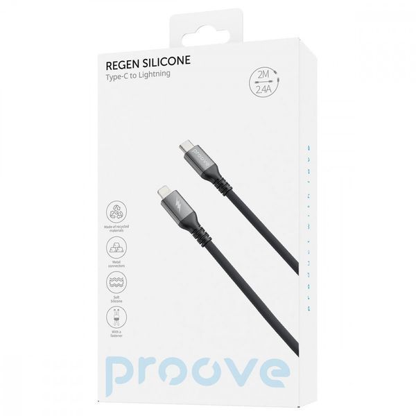 Кабель Proove ReGen Silicone Type-C to Lightning 27W (2m) white 000012047 фото
