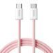 Кабель Baseus Dynamic 4 Fast Charging Type-C to Type-C 100W (1m) pink 000016346 фото 3