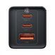 МЗП Baseus GaN5 Pro 65W (2 Type-С+USB ) + Кабель Type-C to Type-C 100W (1m) black 000016407 фото 3