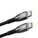 Кабель Baseus Glimmer Series Fast Charging Type-C to Type-C 100W (1m) black 000016364 фото 2