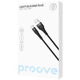 Кабель Proove Light Silicone Plus USB to Type-C 3A (1m) white 000012034 фото