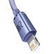 Кабель Baseus Crystal Shine Series Fast Charging Lightning 2.4A (2m) black 000016342 фото 6