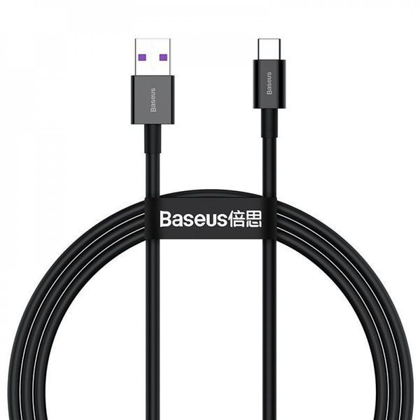 Кабель Baseus Superior Series Fast Charging Type-C 66W (1m) black 000016376 фото