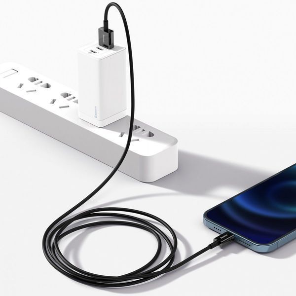 Кабель Baseus Superior Series Fast Charging Lightning 2.4A (1m) white 000016372 фото