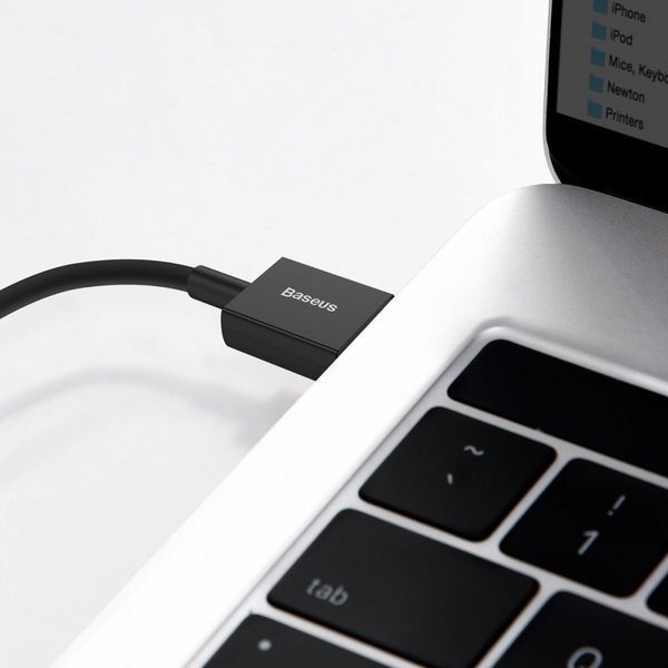 Кабель Baseus Superior Series Fast Charging Lightning 2.4A (1m) white 000016372 фото