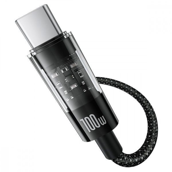 Кабель Baseus Gem Fast-Charging Data Cable Type-C 100W 2m black 000016355 фото