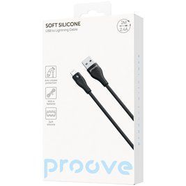 Кабель Proove Soft Silicone USB to Lightning 2.4A (2m) white 000012091 фото
