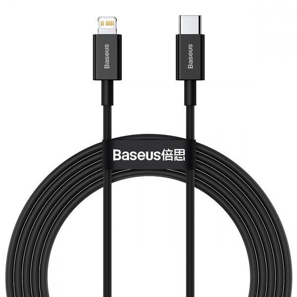 Кабель Baseus Superior Series Fast Charging Type-C to Lightning PD 20W (1m) black 000011971 фото