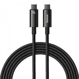 Кабель Baseus Tungsten Gold Fast Charging Type-C to Type-C 240W (3m) black 000011982 фото