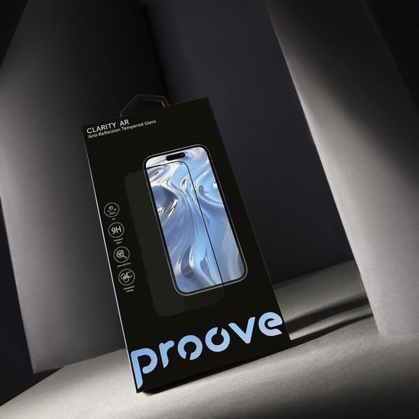 Захисне скло Proove Clarity AR iPhone 16 Pro/17 black 000012617 фото