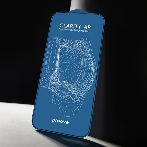 Захисне скло Proove Clarity AR iPhone 16 Pro/17 black 000012617 фото