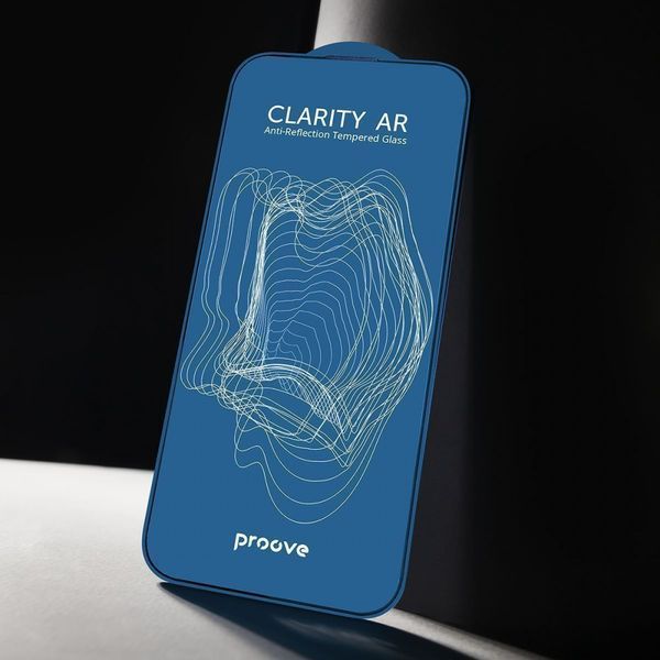 Захисне скло Proove Clarity AR iPhone 16 Pro/17 black 000012617 фото