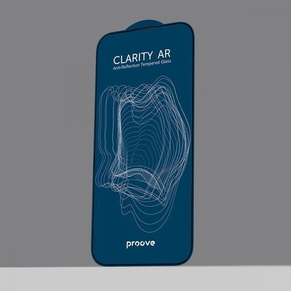 Захисне скло Proove Clarity AR iPhone 16 Pro/17 black 000012617 фото