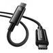 Кабель Baseus Tungsten Gold Fast Charging Type-C to Type-C 240W (3m) black 000011982 фото 10
