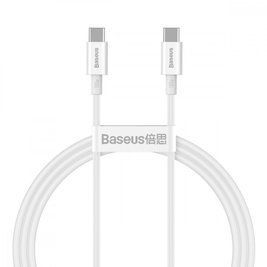 Кабель Baseus Superior Series Fast Charging Type-C to Type-C PD 100W (1m) white 000016381 фото