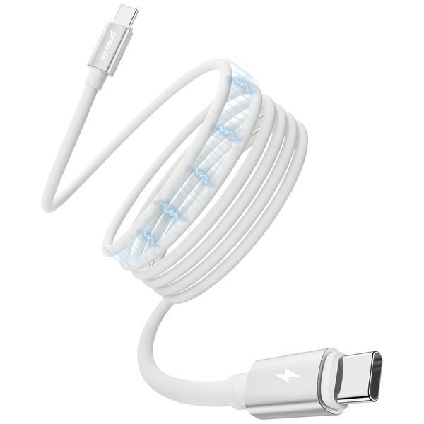 Кабель Proove Magneto Type-C to Type-C 60W (1m) white 000012036 фото