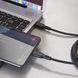 Кабель Proove Rebirth Type-C to Type-С 60W (1m) black/white 000012058 фото 1