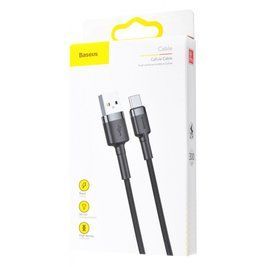 Кабель Baseus Cafule Type-C Cable 2A (3m) gray/black 000016335 фото