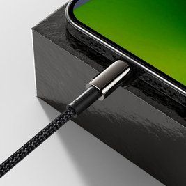 Кабель Baseus Tungsten Gold Fast Charging Type-C to Lightning PD 20W (1m) black 000011978 фото
